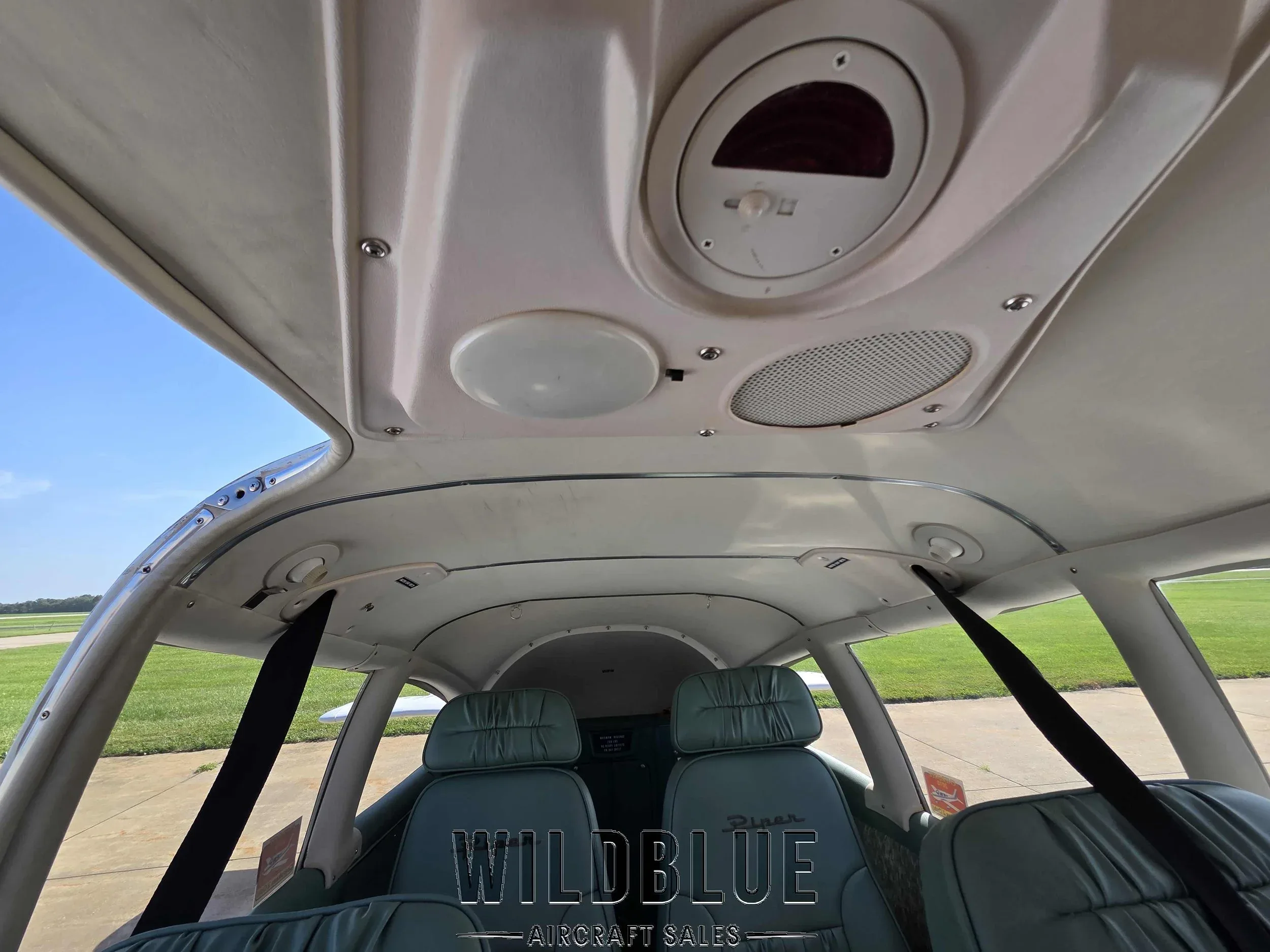 Cabin interior of a 1973 Piper Arrow II.
