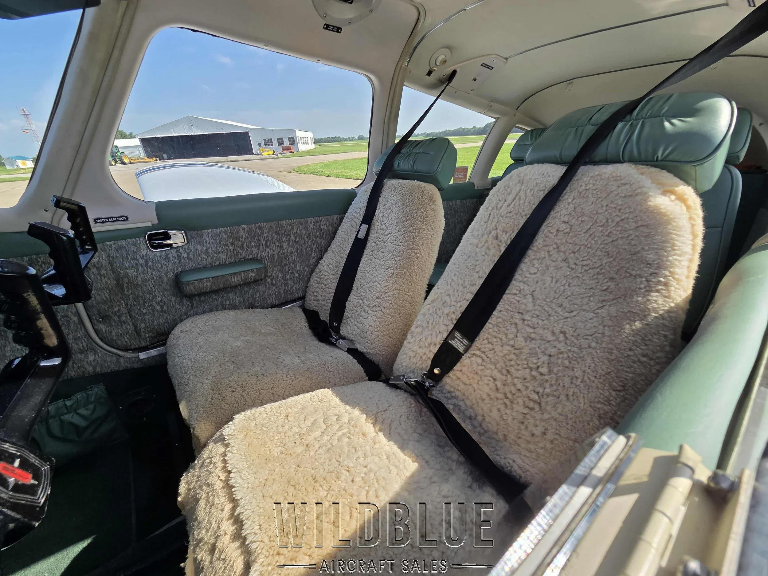 Cabin interior of a 1973 Piper Arrow II.