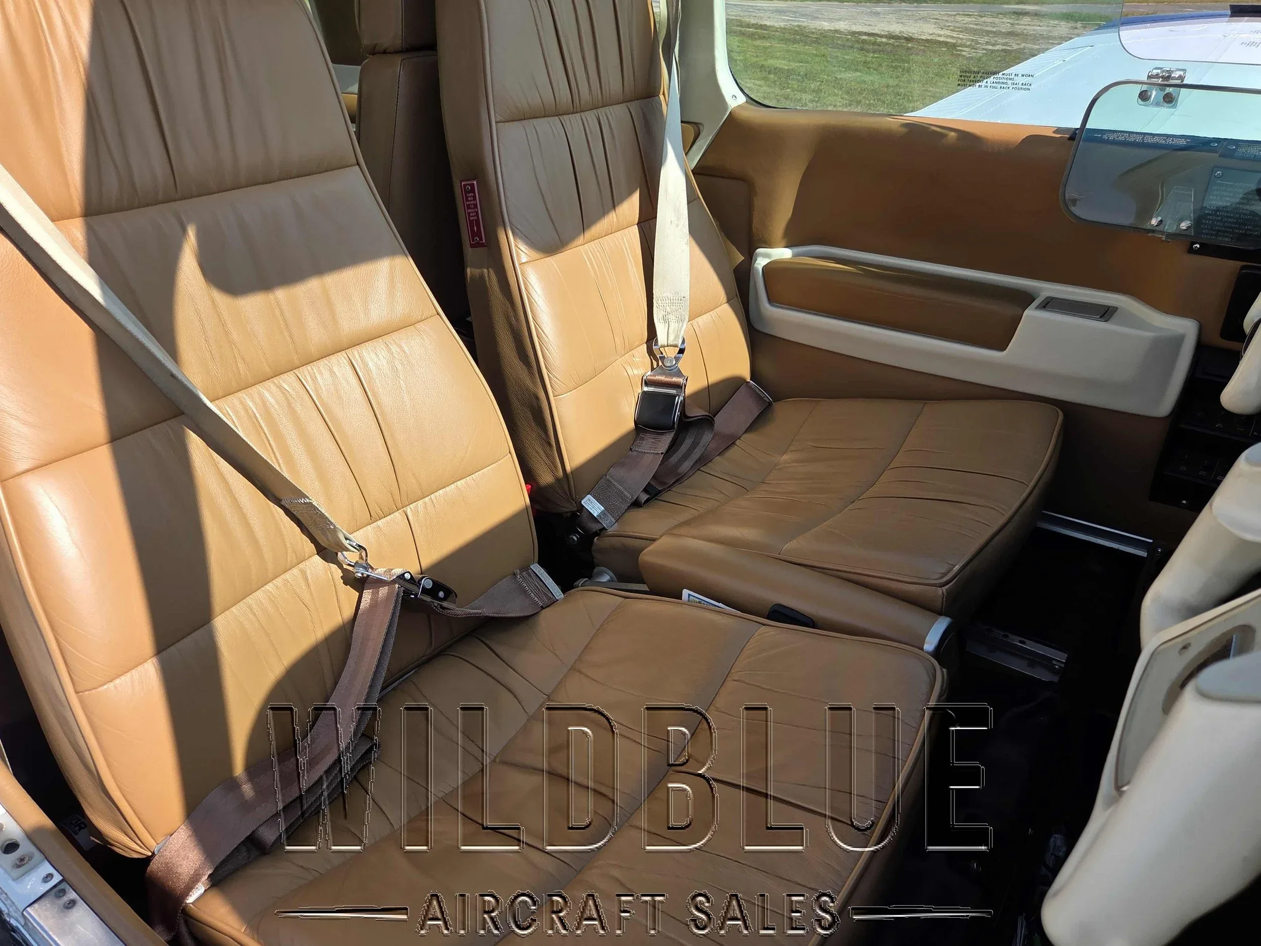 Cabin interior of a 1986 Beech B36TC.