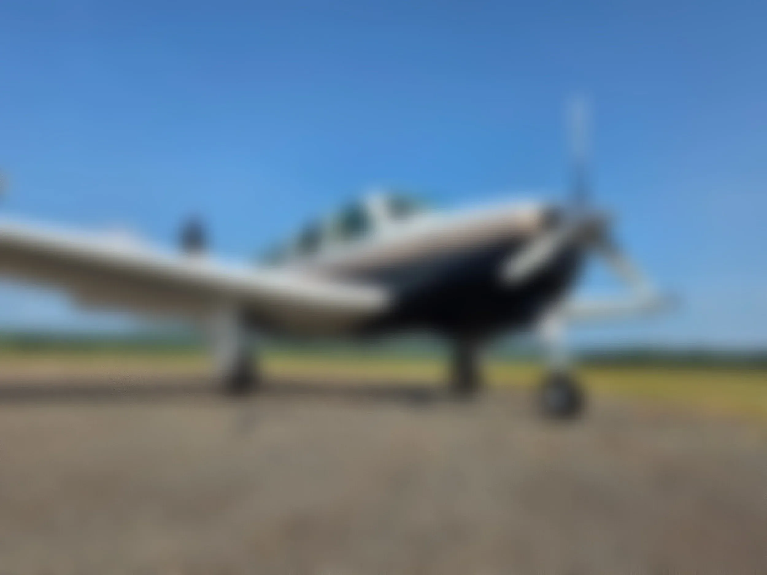 Exterior view of a 1986 Beech B36TC.