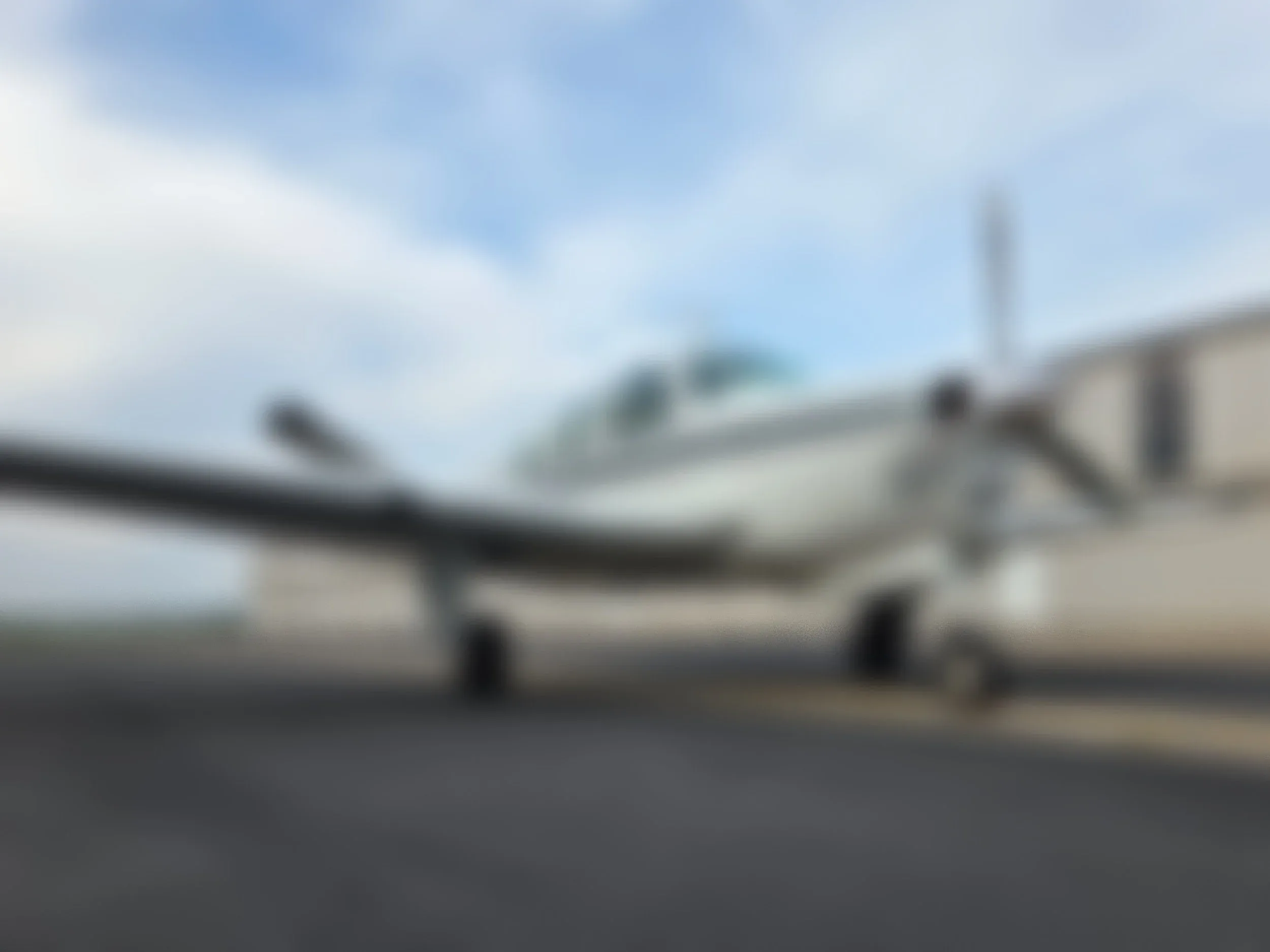 Exterior view of a 1960 Beech M35 Bonanza.