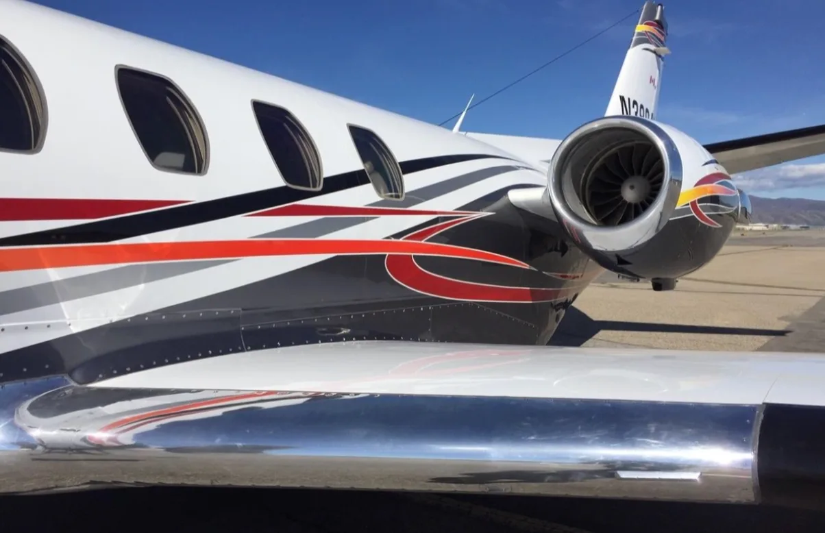 Marketing image of a 1996 Cessna Citation V Ultra.