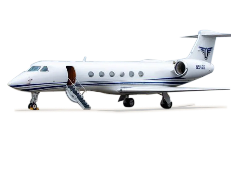 Marketing image of a 2001 Gulfstream V.