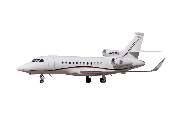 Marketing image of a 2005 Dassault Falcon 900EX SN 151.