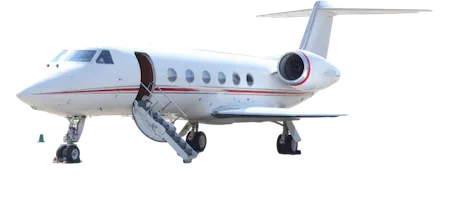 Exterior view of a 2007 Gulfstream G450.