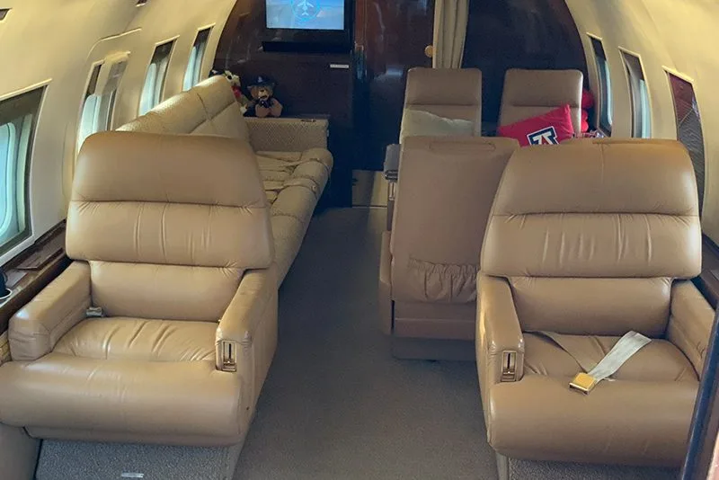 Cabin interior of a Honeywell GTCP 36-100 (CL).