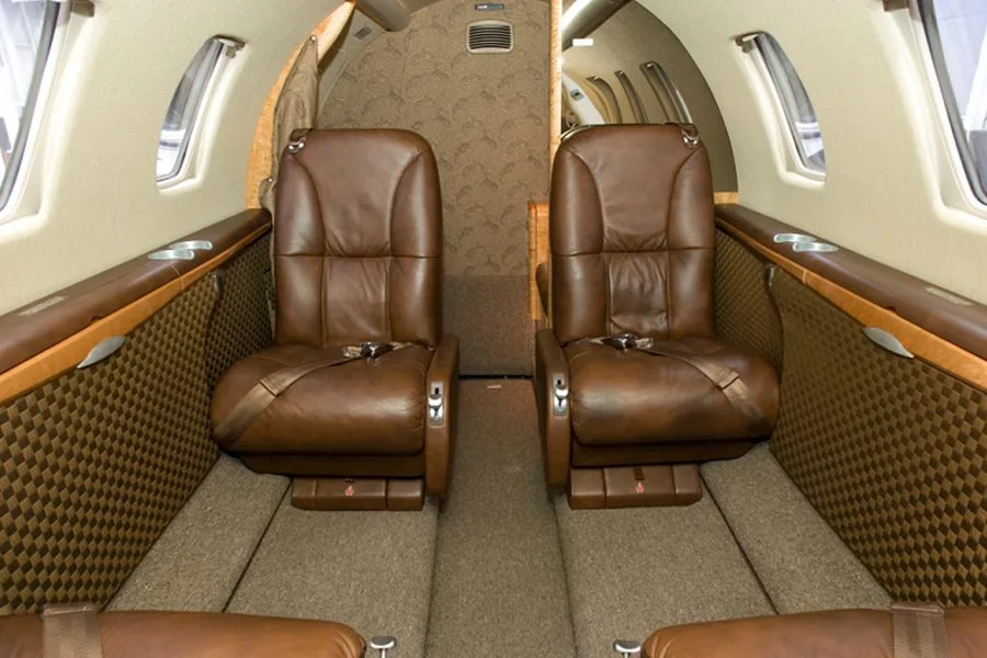 Cabin interior of a Cessna Citation CJ1+ – 0607.