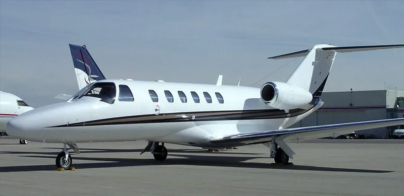 Exterior view of a 2000 Cessna CJ2.