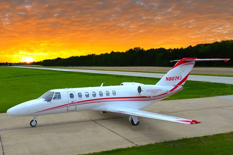 Exterior view of a Cessna Citation CJ3+ – 525B-0652.