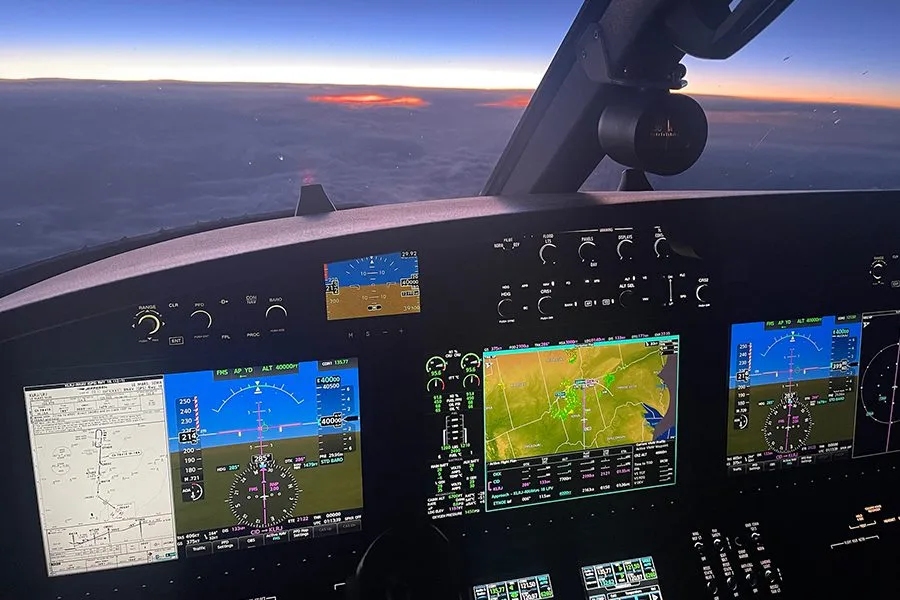 Avionics suite of a Cessna Citation CJ3+ – 525B-0652.