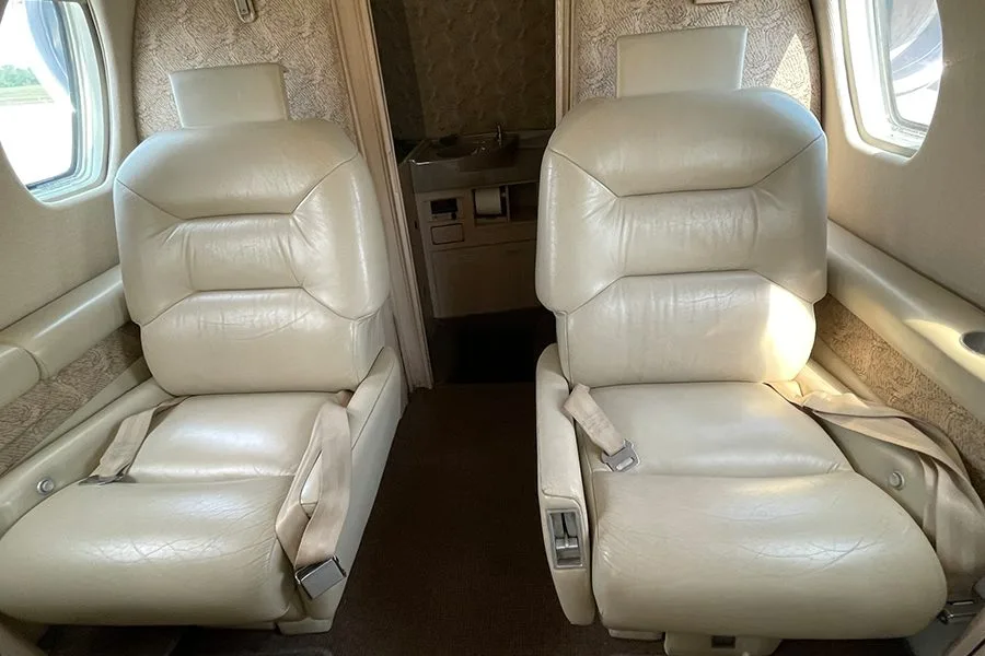 Cabin interior of a Cessna Citation III – 0154.
