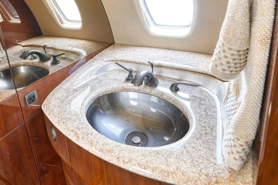 Cabin interior of a Honeywell.
