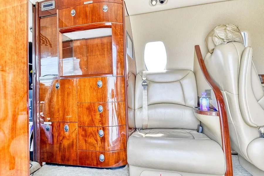 Cabin interior of a Honeywell.