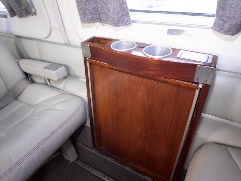 Cabin interior of a 1981 Piper Cheyenne III.