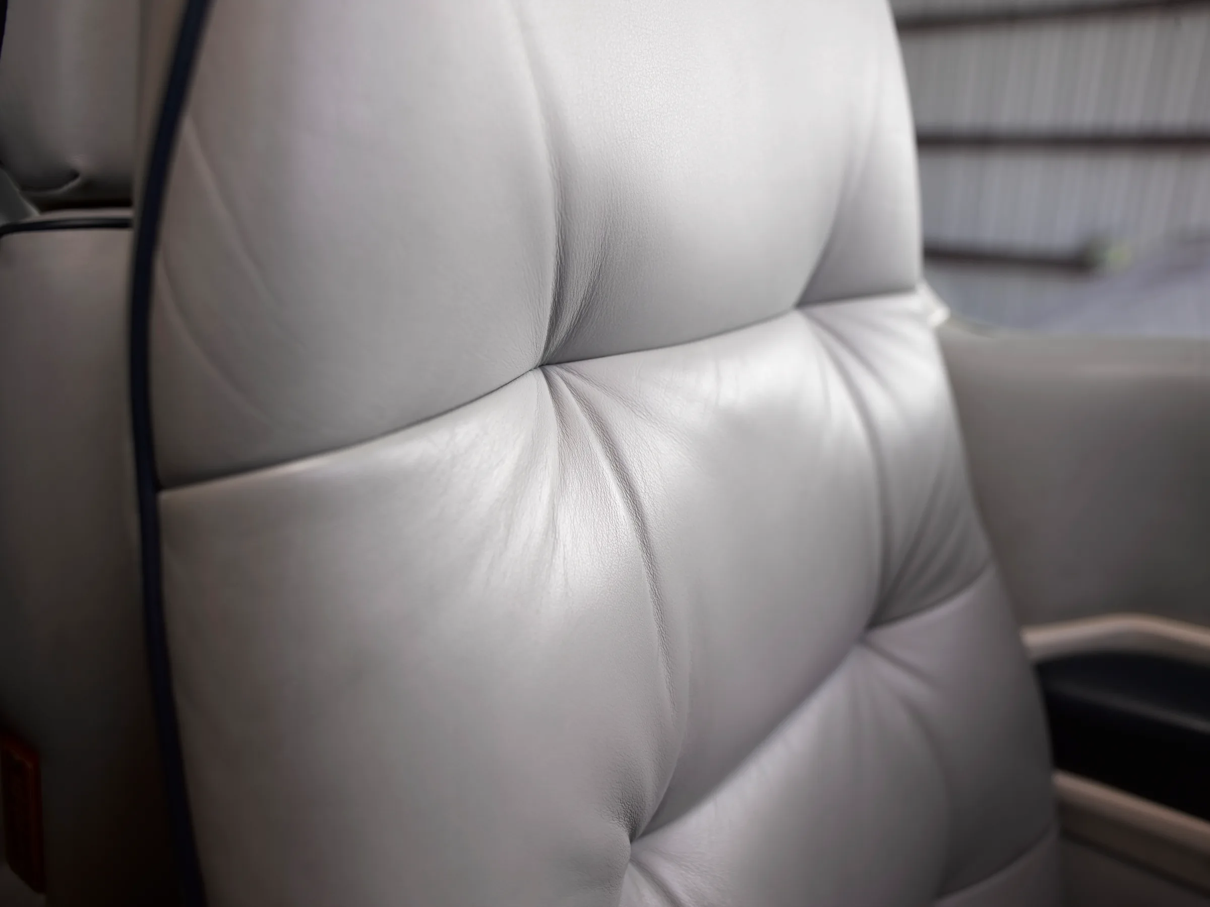 Cabin interior of a 1990 Beechcraft 58 Baron.