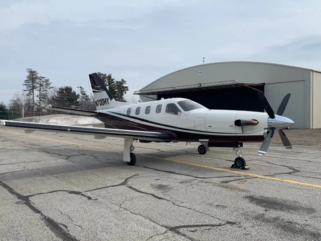 Exterior view of a 2004 Socata TBM 700C2.