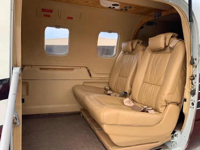Cabin interior of a 2004 Socata TBM 700C2.