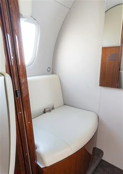 Cabin interior of a 2012 Embraer Phenom 300.