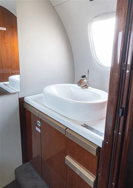 Cabin interior of a 2012 Embraer Phenom 300.
