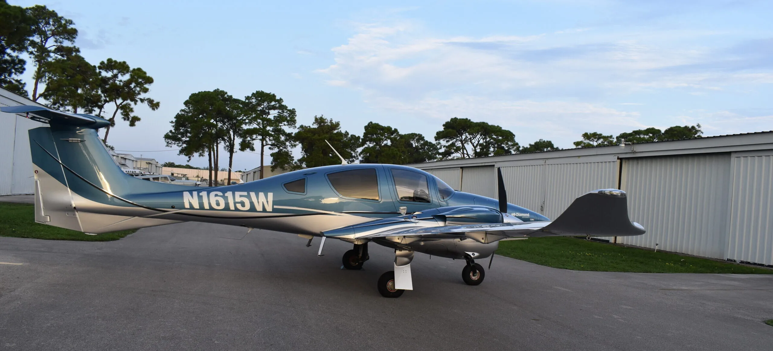 Exterior view of a 2018 Diamond, N1615W.