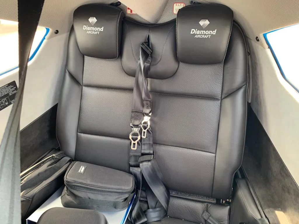 Cabin interior of a 2018 Diamond DA 62.