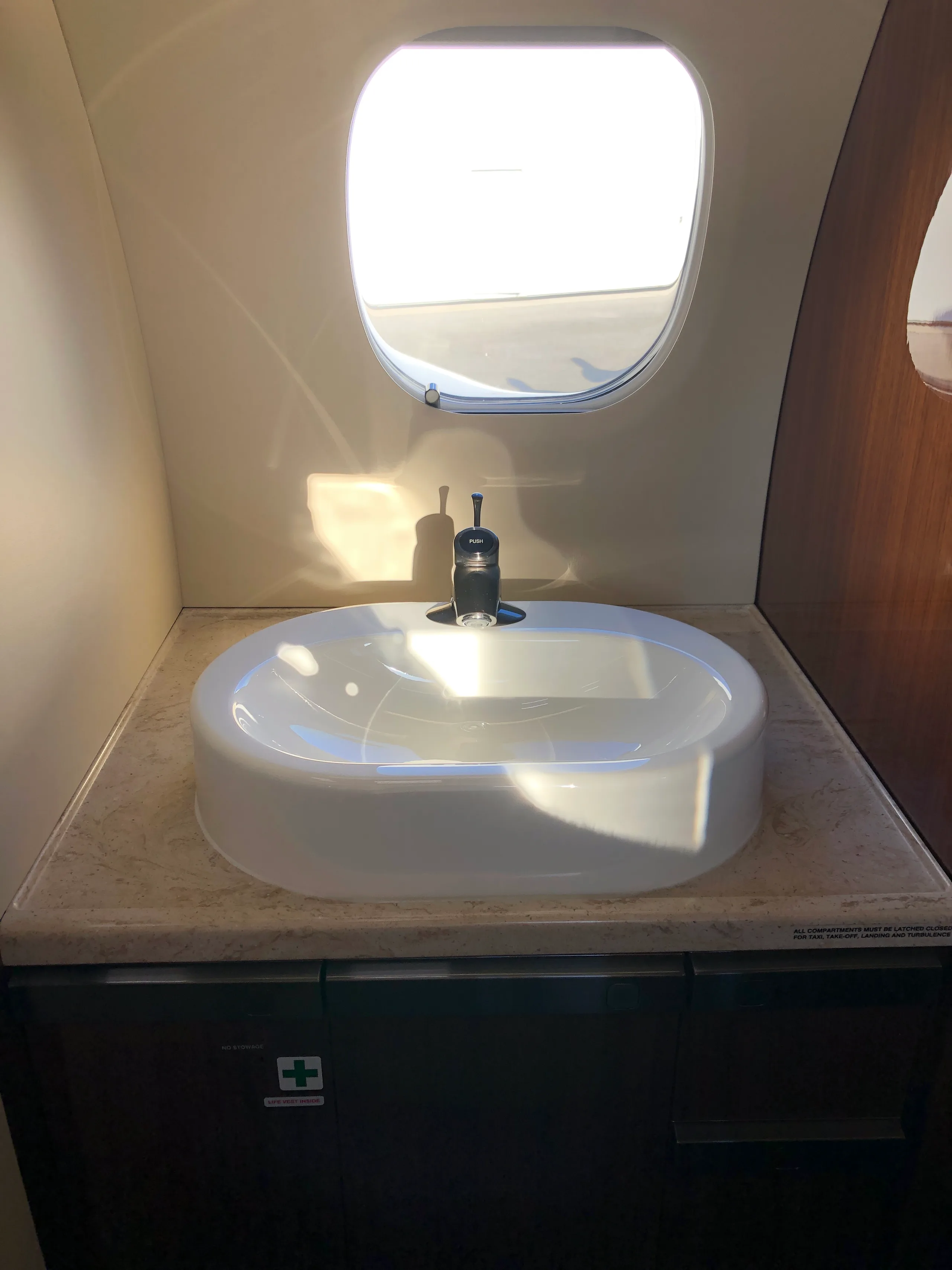 Cabin interior of a 2019 Embraer Phenom 300E.