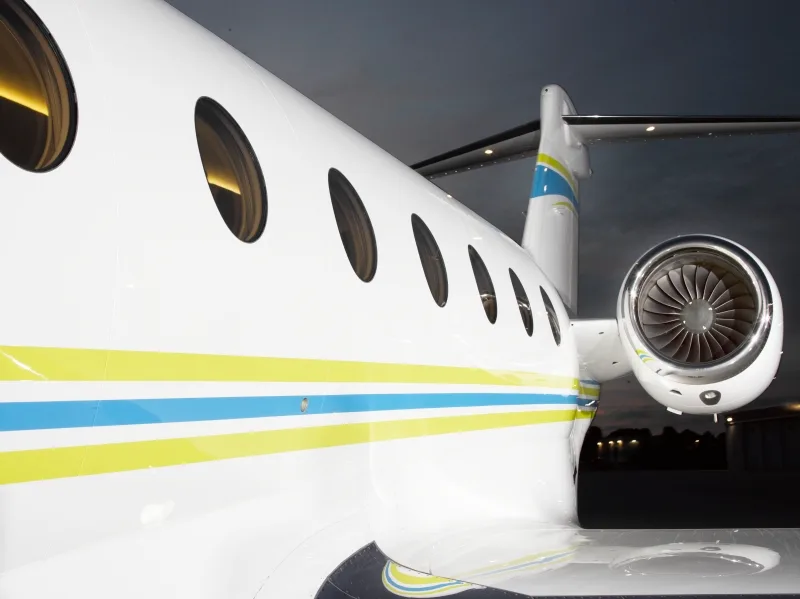 Marketing image of a 2013 Gulfstream G280.