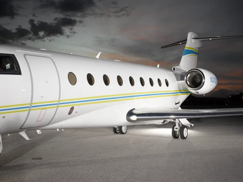 Exterior view of a 2013 Gulfstream G280.