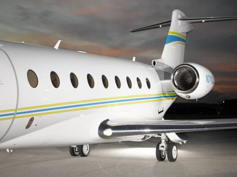 Exterior view of a 2013 Gulfstream G280.