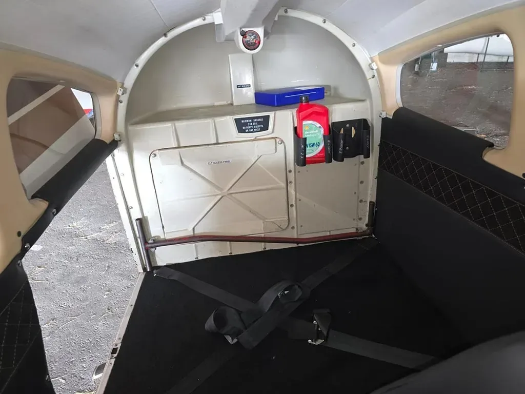 Cabin interior of a 1984 Piper Arrow IV.