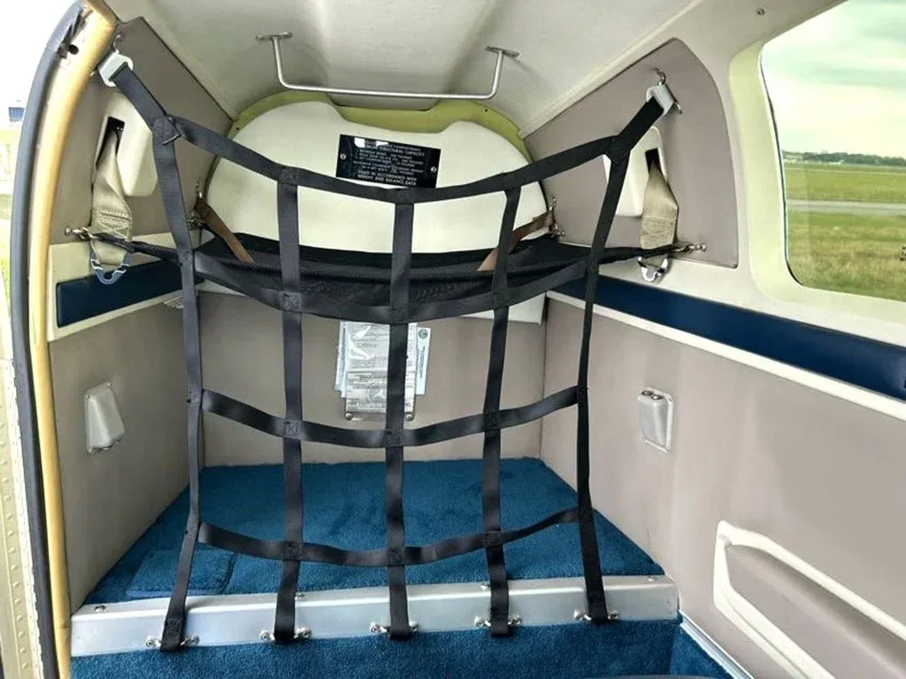 Cabin interior of a 1994 Beechcraft Bonanza.