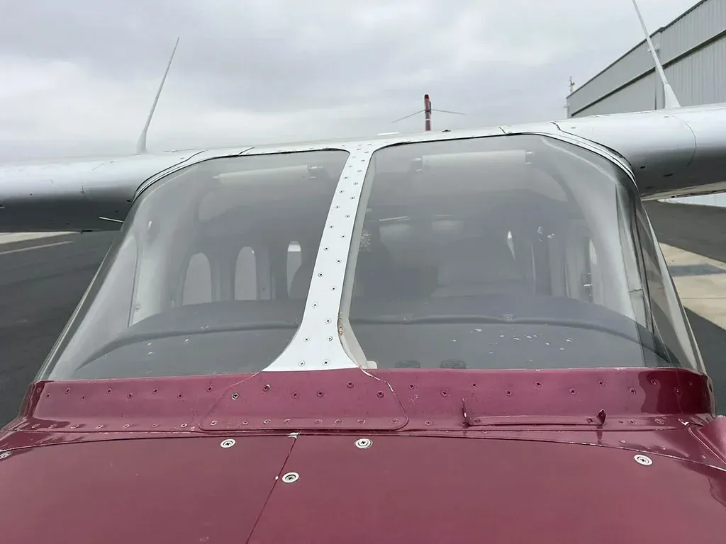 Exterior view of a 1979 Cessna P210N, N4844K.