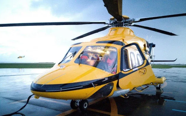 Cabin interior of a 2008 Agusta AW139.
