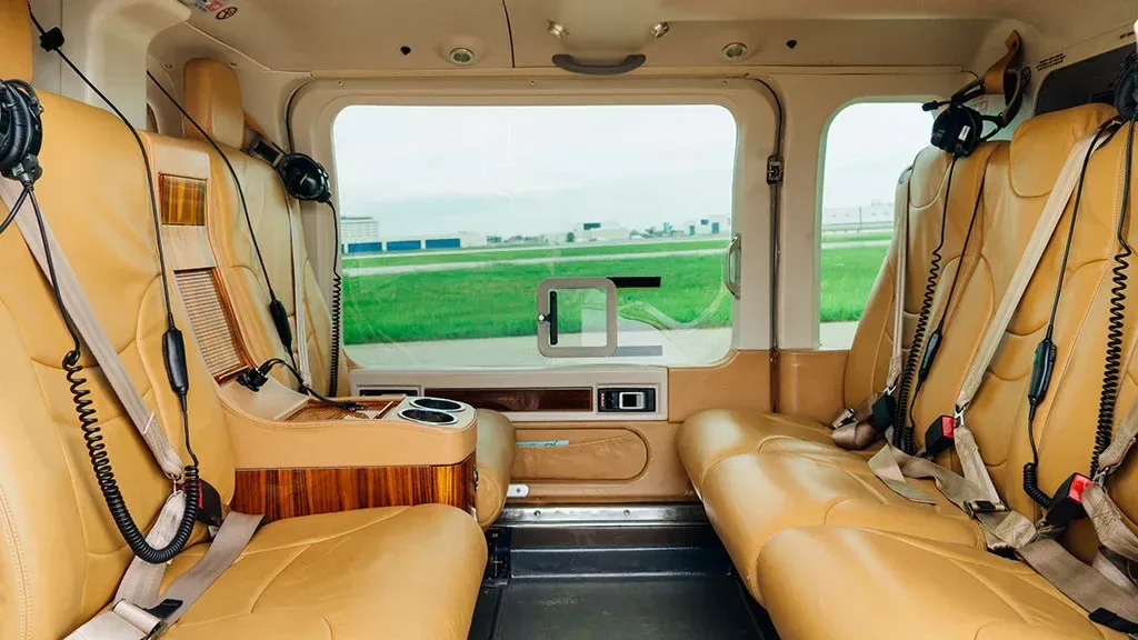 Cabin interior of a 2006 Bell.
