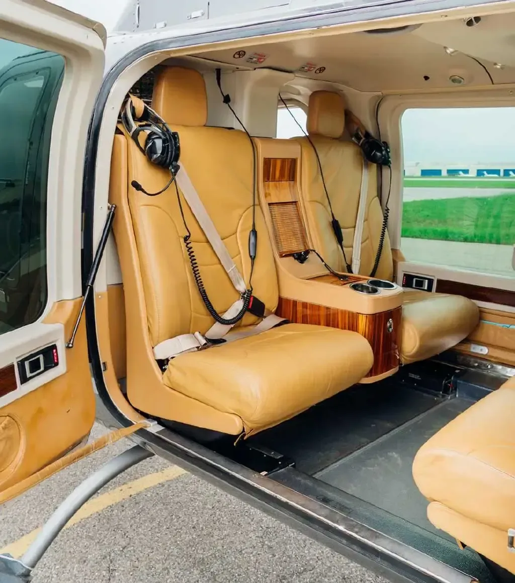 Cabin interior of a 2006 Bell.