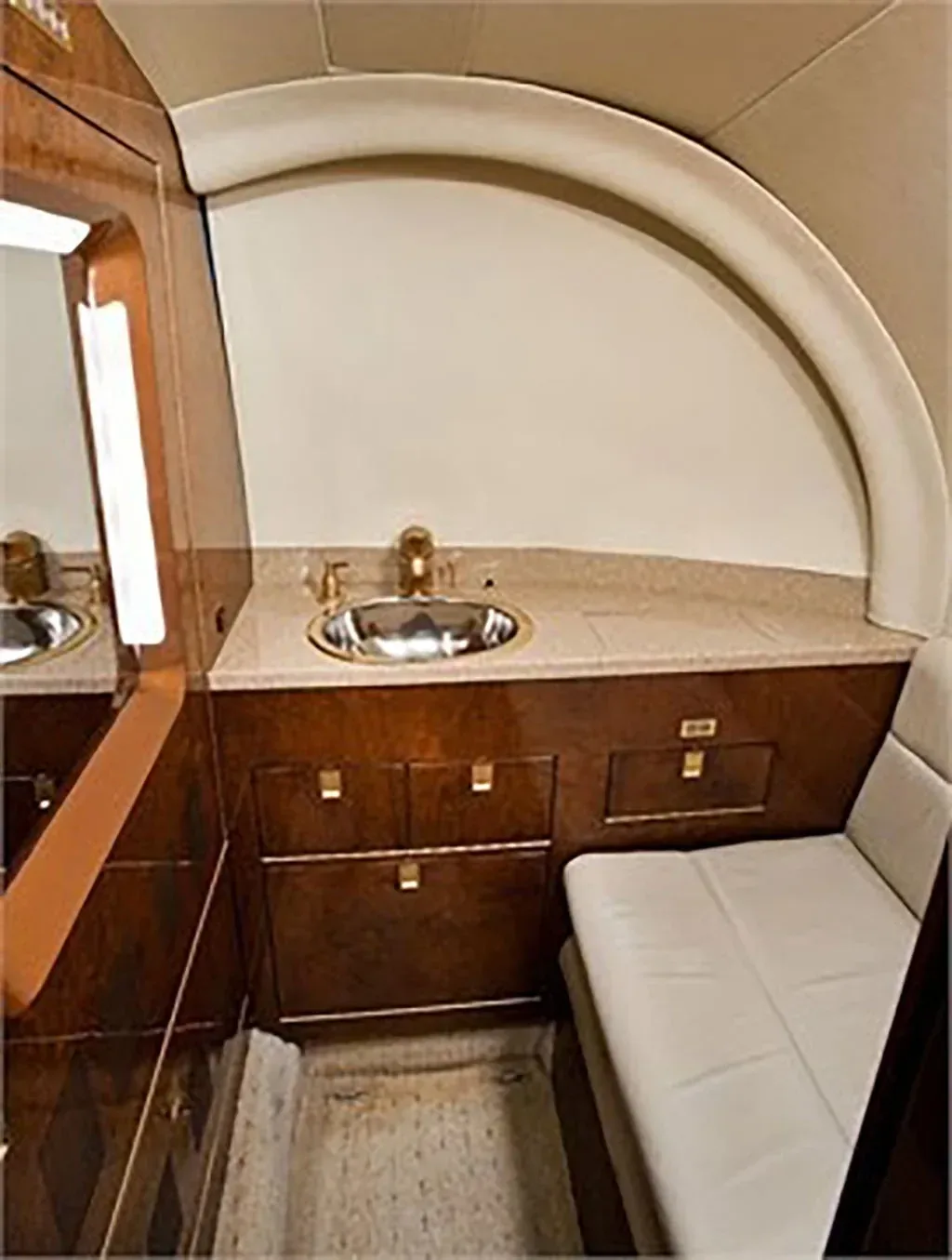 Cabin interior of a 1993 Hawker.
