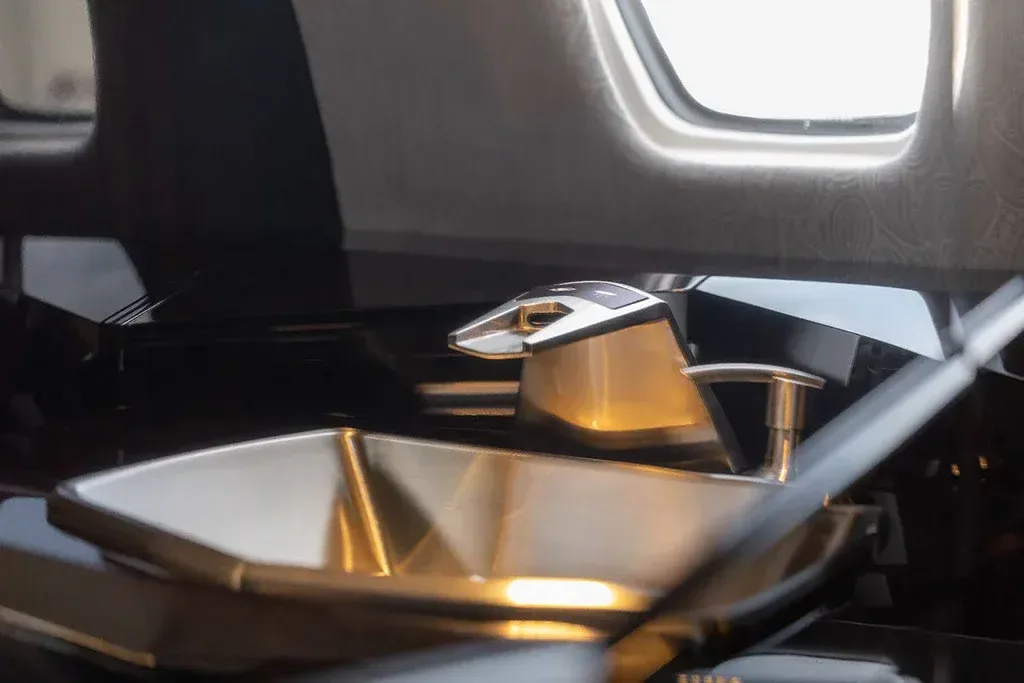 Cabin interior of a 2014 Cessna Citation Sovereign+.