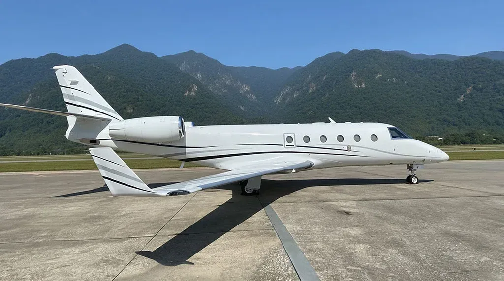 Exterior view of a 2016 Gulfstream G150.