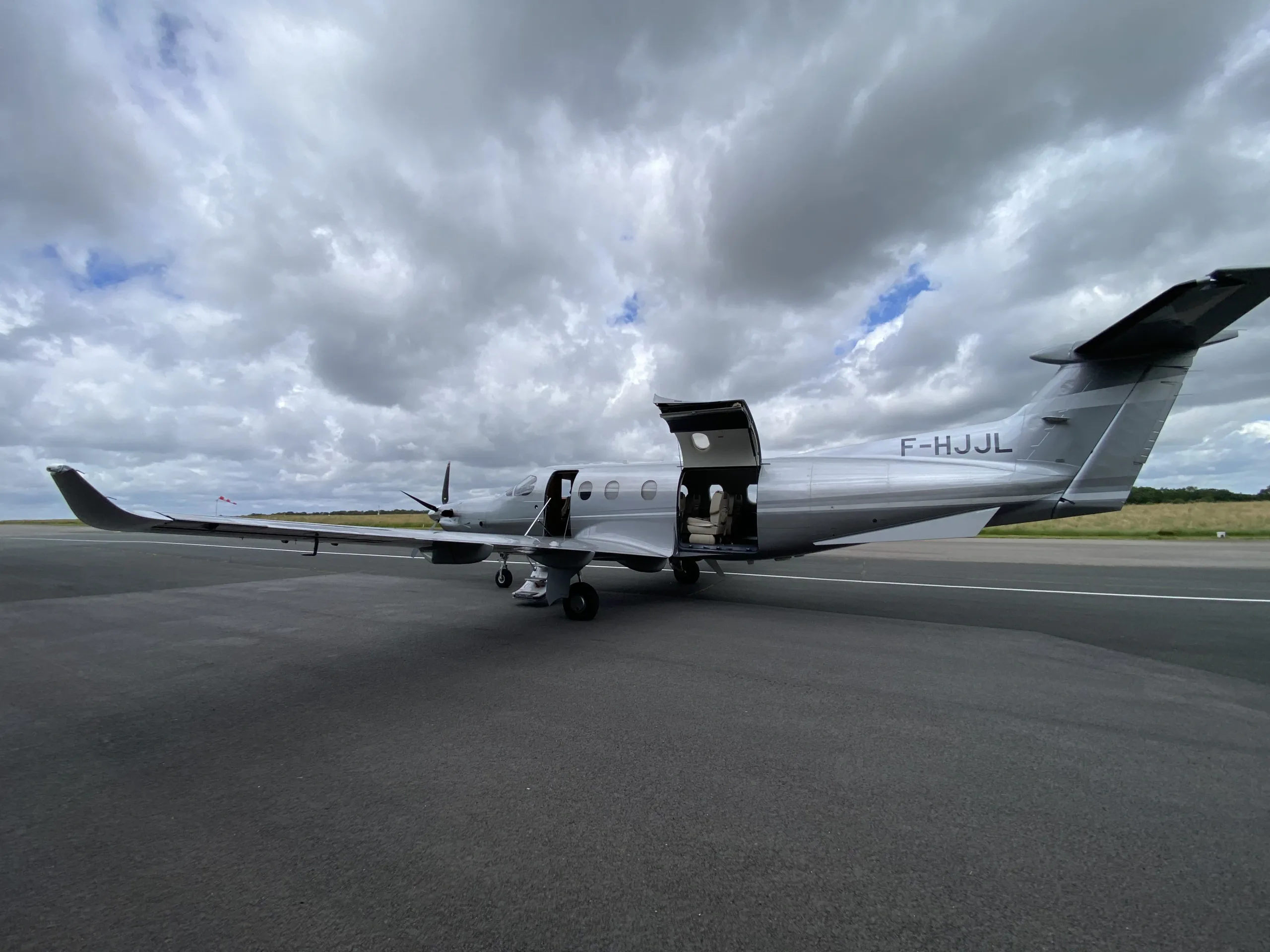 Exterior view of a 2017 Pilatus.