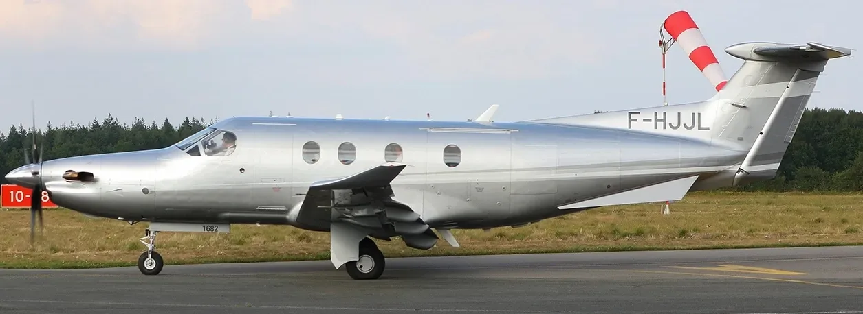 Exterior view of a 2017 Pilatus.
