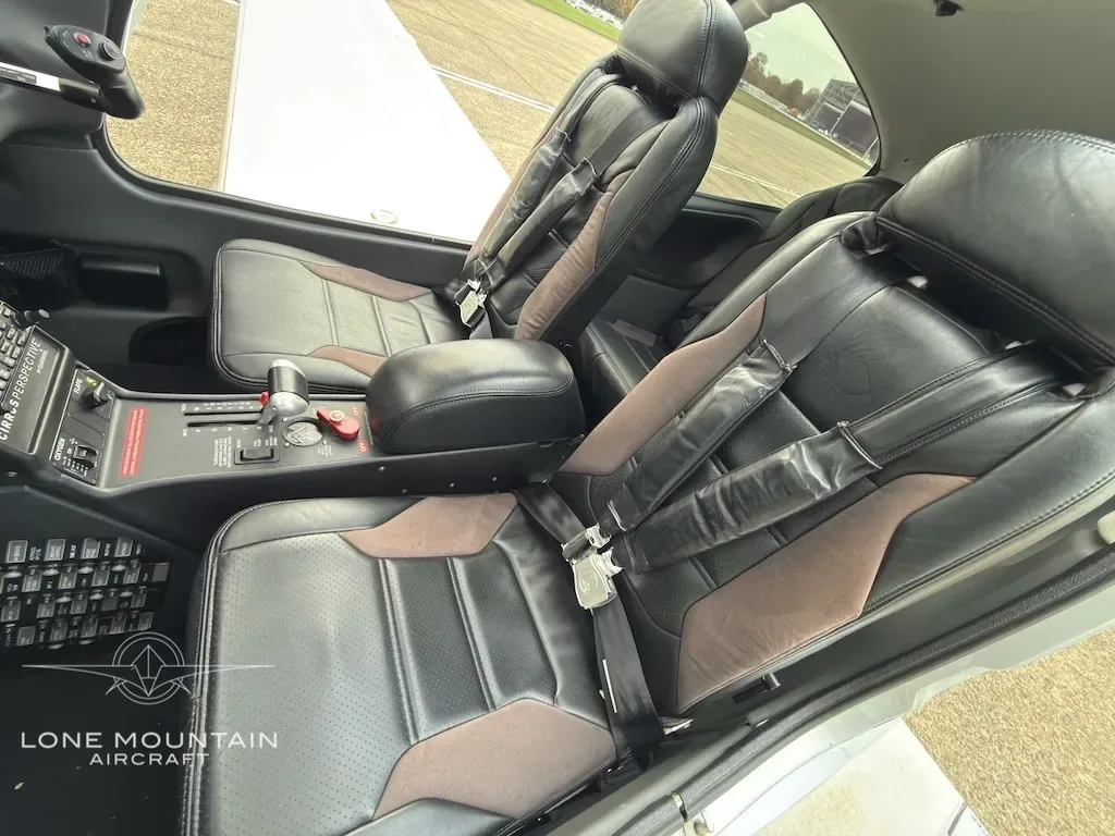 Cabin interior of a 2011 Cirrus.