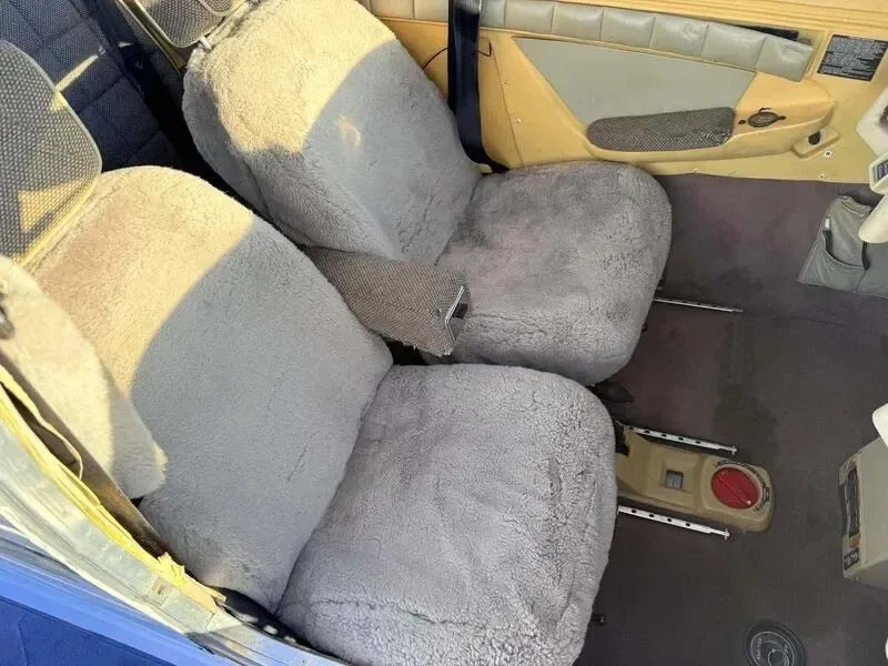 Cabin interior of a 1990 Mooney.
