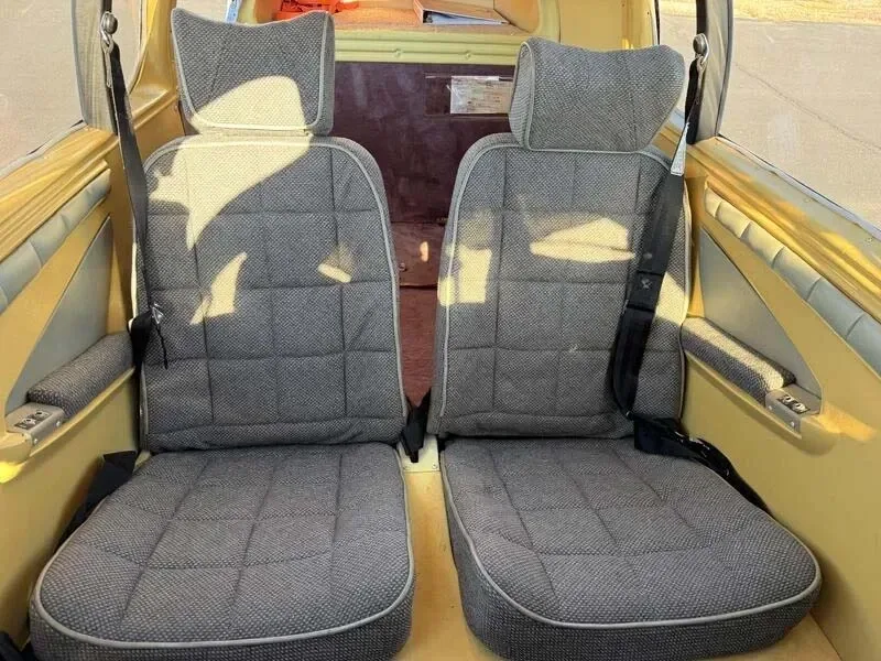 Cabin interior of a 1990 Mooney.