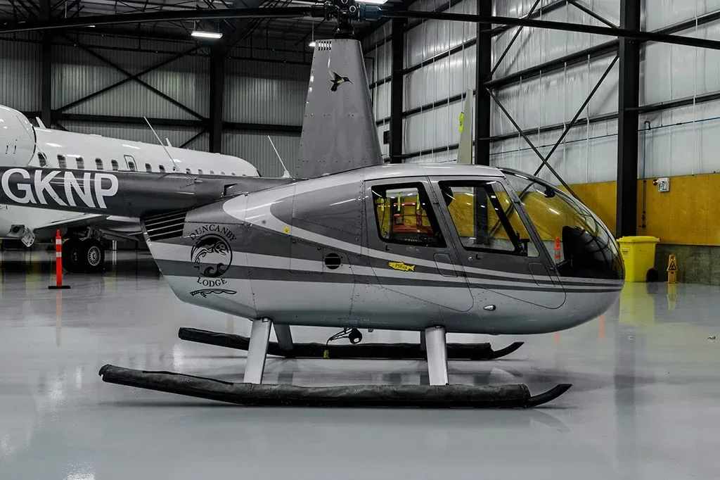 Marketing image of a 2015 Robinson R44.