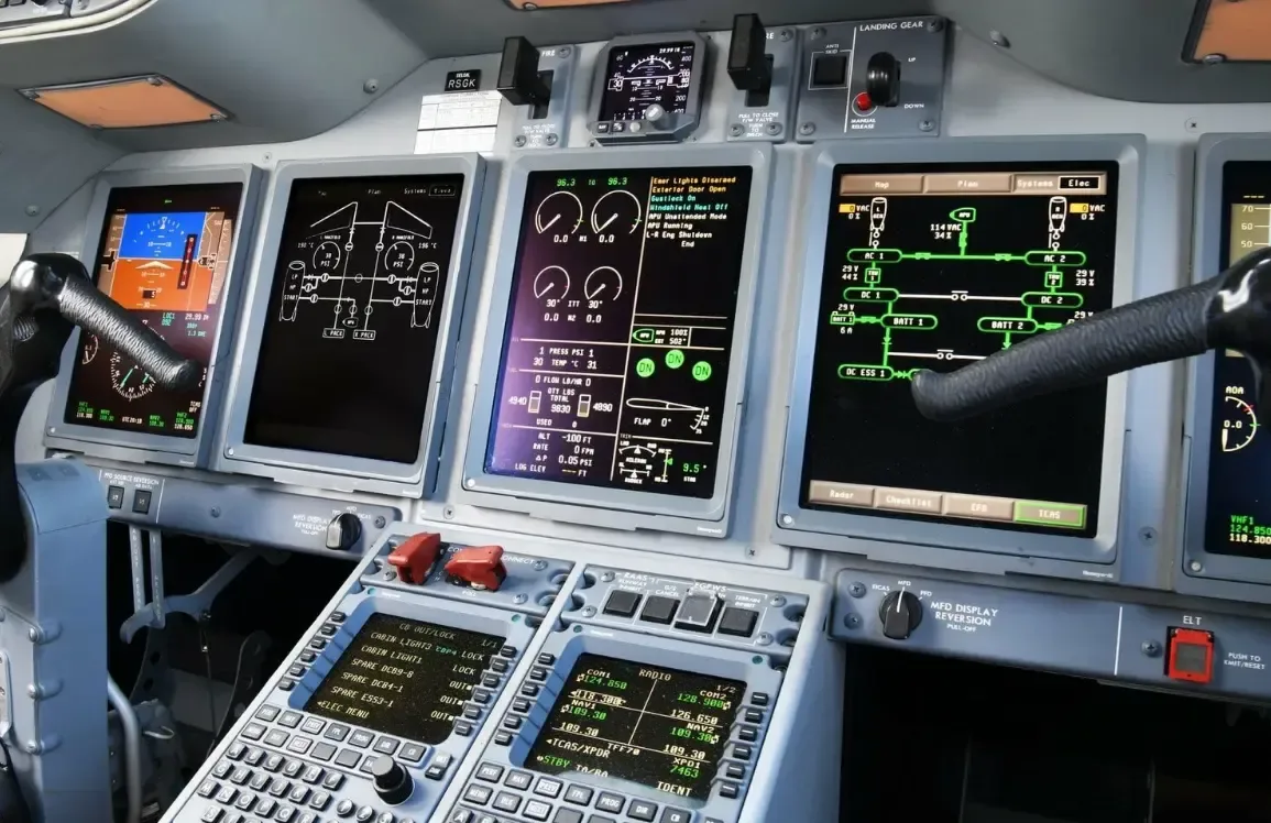 Avionics suite of a 2008 Hawker.