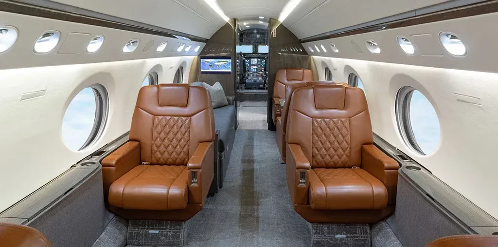 Cabin interior of a 1998 Gulfstream V SN: 535.