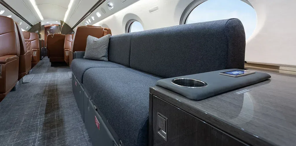 Cabin interior of a 1998 Gulfstream V SN: 535.