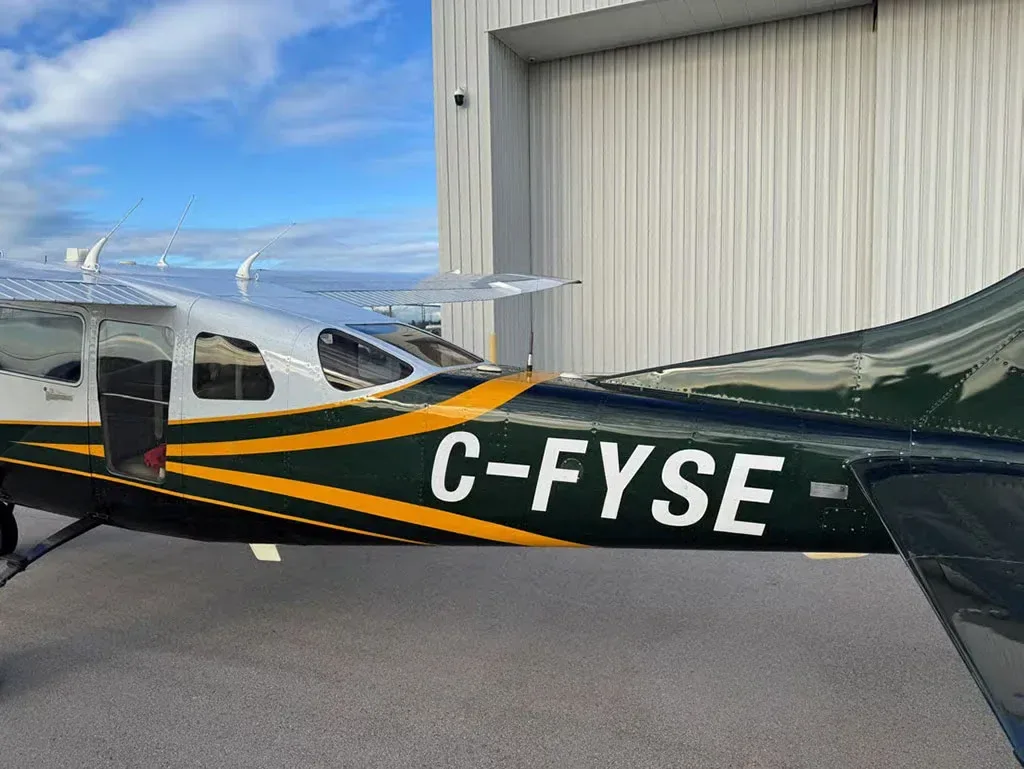 Exterior view of a 1999 Cessna Soloy Turbine.