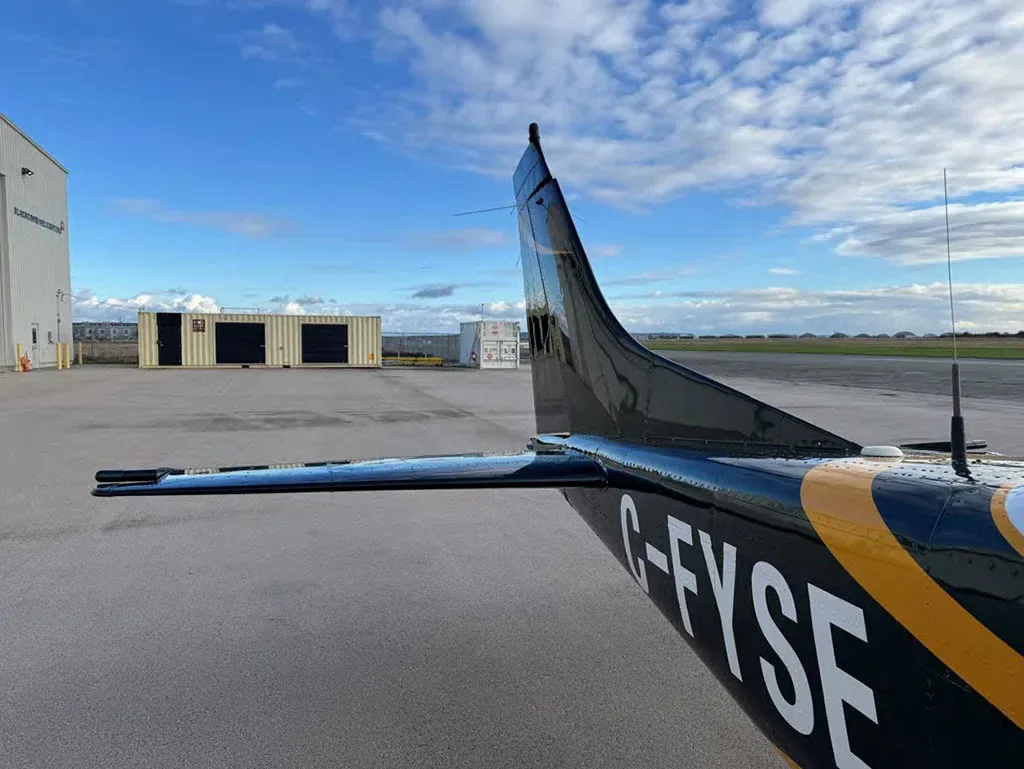 Exterior view of a 1999 Cessna Soloy Turbine.