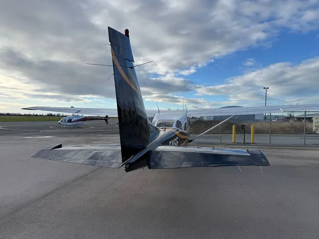 Exterior view of a 1999 Cessna Soloy Turbine.